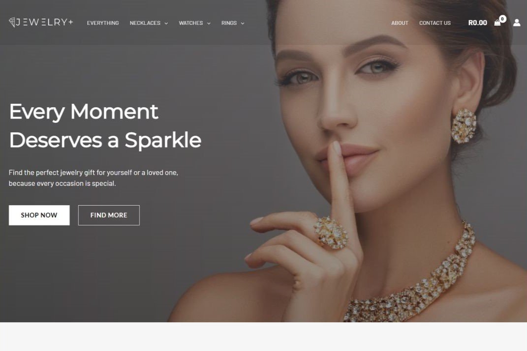 Jewelry Standard eCommerce Websites