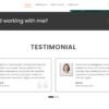 4. Annie Standard Portfolio Website - Testimonials Section - Grass Codes