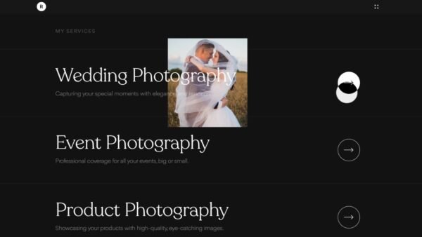 9. Richard Standard Portfolio Website - Services Section - Grass Codes