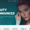 1. Cosmetics Standard eCommerce Website - Hero Section