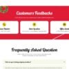 18. Christmas Premium eCommerce Website - Feedback Section