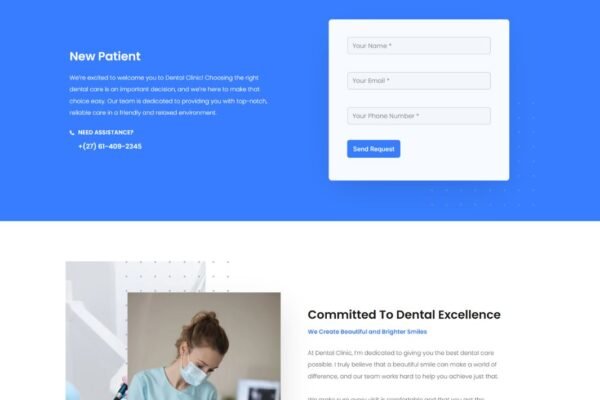 Dental Clinic Basic Business Website