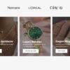 3. Jewelry Standard eCommerce Website - Main Categories Section