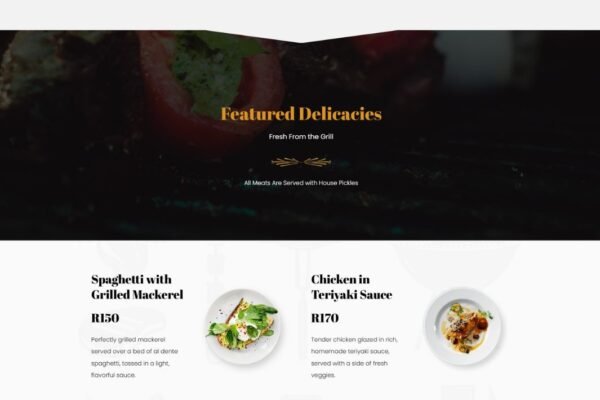 BBQ Restaurant Website