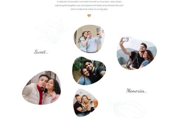 Wedding Invitation Basic Portfolio Website