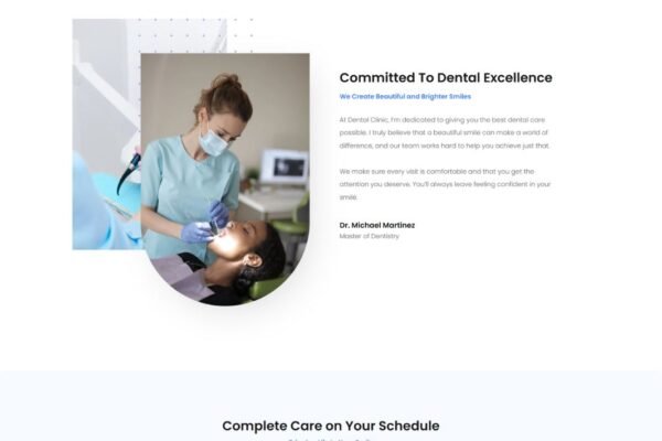 Dental Clinic Basic Business Website