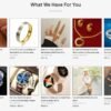 4. Jewelry Standard eCommerce Website - Popular Products Section