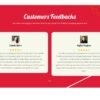 5. Christmas Premium eCommerce Website - Testimonials Section