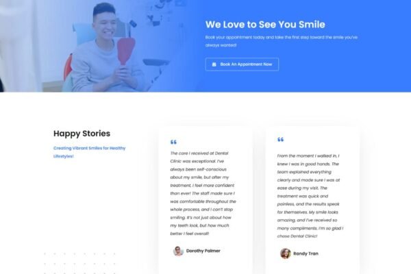 Dental Clinic Basic Business Website