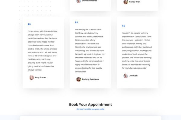 Dental Clinic Basic Business Website