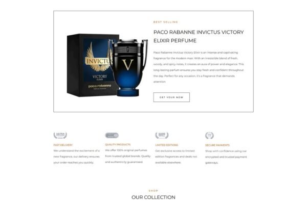 Fragrance eCommerce Website