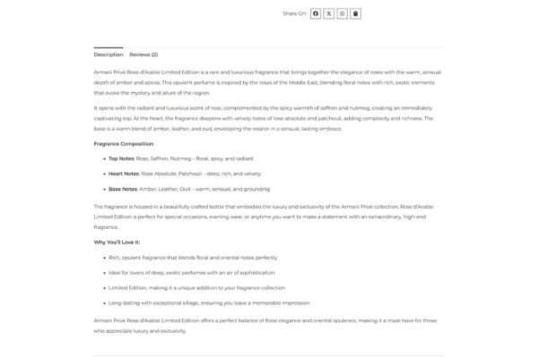 Fragrance eCommerce Website