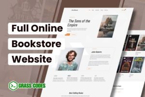 Full Online Bookstore Website