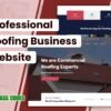 Professional Roofing Business Website