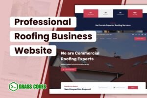 Professional Roofing Business Website