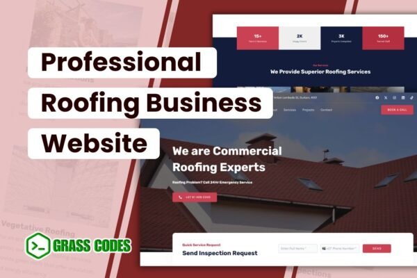 Professional Roofing Business Website