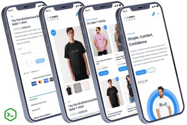 T-Shirt Store eCommerce Website